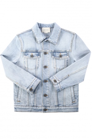 Patched denim jacket, zdjęcie 1 Patched denim jacket od Gucci Kids